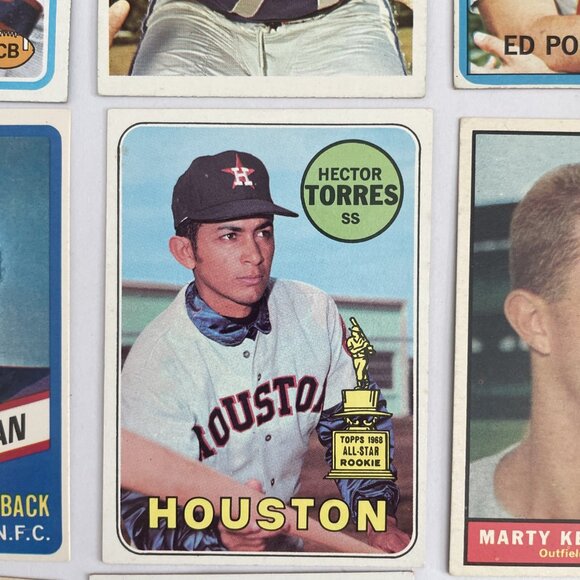 Vintage Sports Cards Random Lot Of 10 1950’s 60’s 70’s - Picture 7 of 12